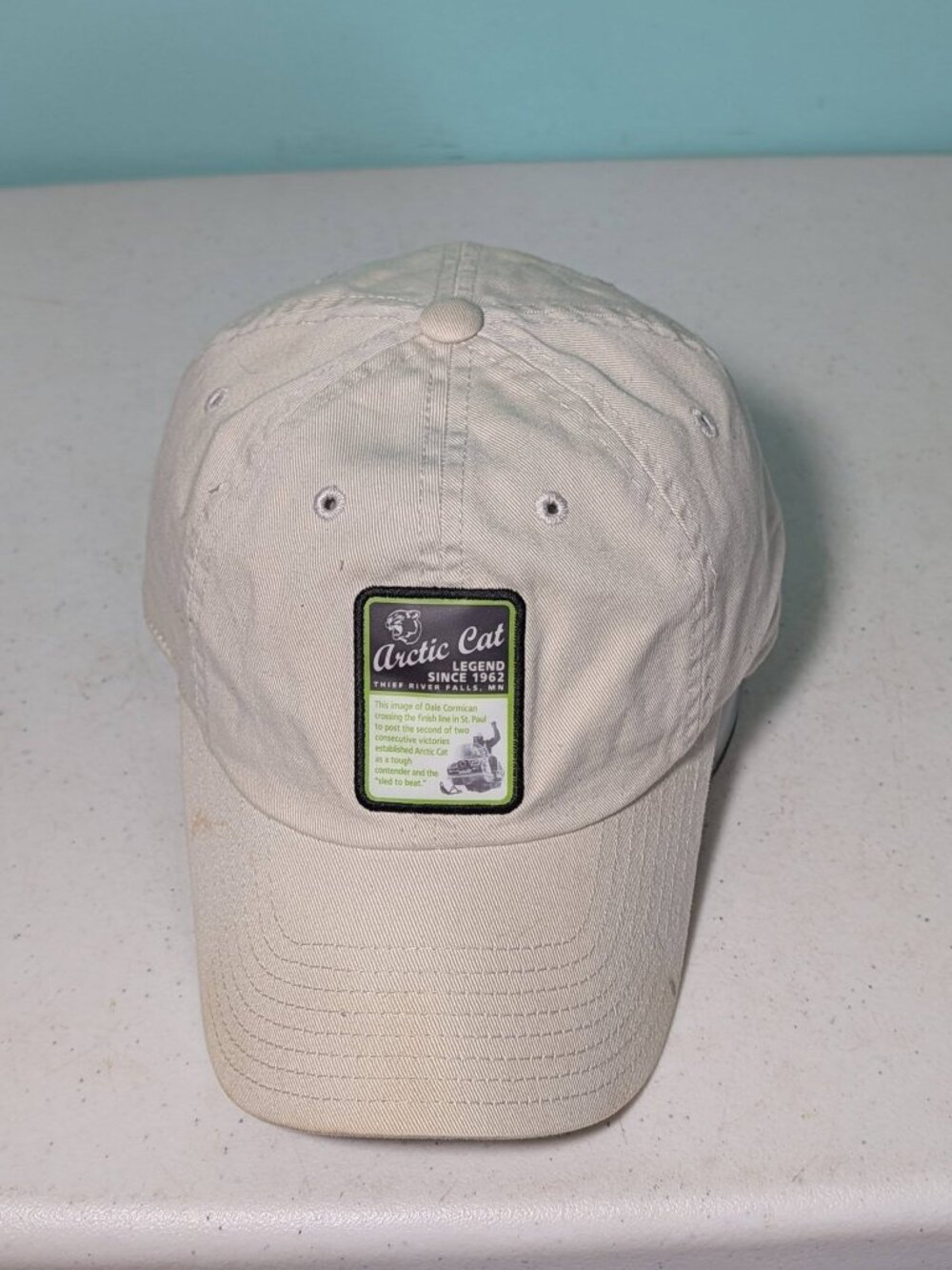 Vintage Arctic Cat Legend Since 1962 Hat Strap Back Cap 100% Cotton